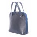 Женская сумка кожаная синяя