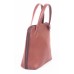 Женская сумка кожаная бордовая