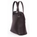 Женская сумка кожаная темно-коричневая