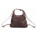 Женская кожаная сумка-рюкзак