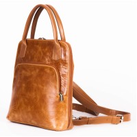 Сумка-рюкзак кожаная женская